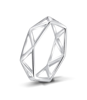 Triangle Shaped Silver Ring NSR-4031